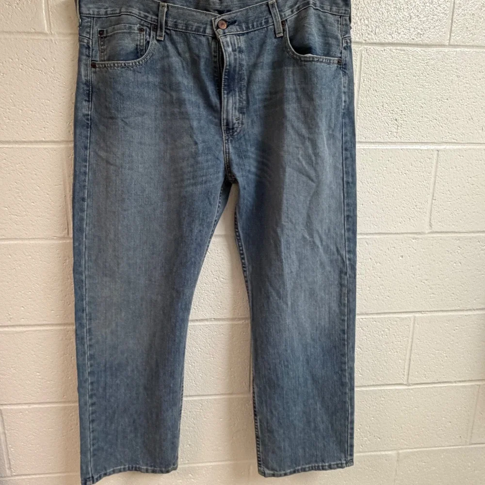 Levis Mens 569 Loose Straight Jeans 38x30 Blue Denim Baggy Skater Streetwear